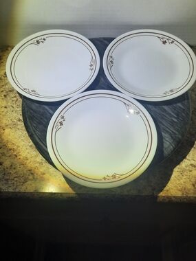 Corelle Melody Brown Small Plates X 3